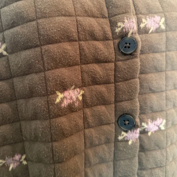🧥 Madewell Quilted Floral Jacket – Women’s Size Small - Picture 2 of 3